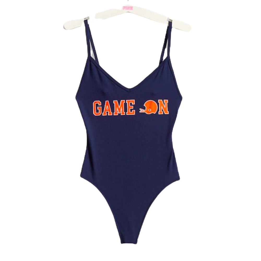 PINK VS University of Virginia V-Neck Bodysuit